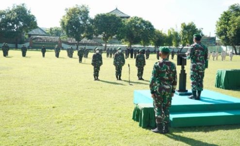 120 Personel Korem 163/Wira Satya Naik Pangkat, Tingkatkan Kualitas Diri Melalui Kinerja