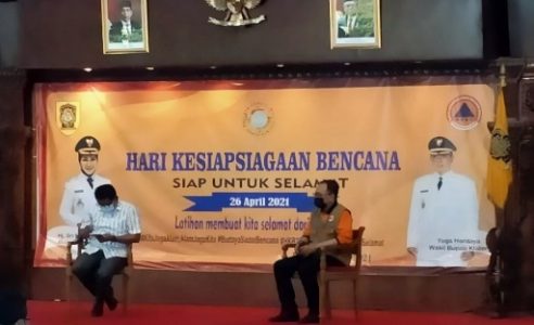 BPBD Klaten Adakan Pembekalan dan Simulasi Mandiri Penanganan ‘Gempa Bumi’