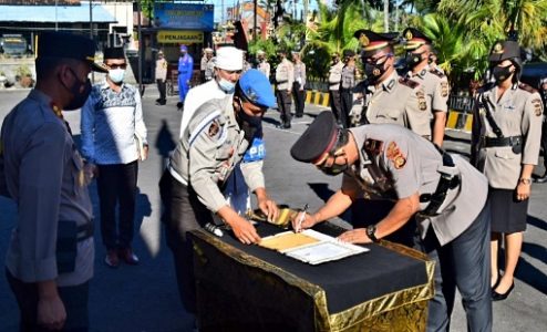 Sejumlah Pejabat Polres Badung Resmi Diganti