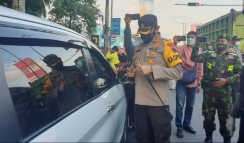 Tim Gabungan Polres Klaten, Kodim 0723, Dishub dan Satpol PP LA Lakukan Ops Yustisi di Perbatasan Jateng-DIY