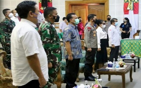 Perkuat Penanganan Covid-19, Sekda Bali Sambut Baik Sinergitas Akademisi, TNI-POLRI dan Birokrasi