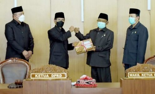 Rapat Paripurna DPRD Boyolali, Sebanyak Lima Ranperda Disetujui jadi Perda