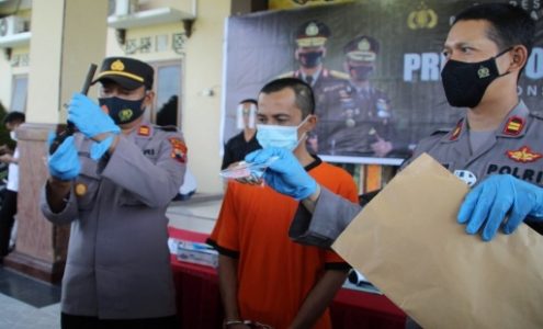 Aparat Polsek Jogonalan Berhasil Bekuk Pria Pemilik Senpi Rakitan Beserta 3 Butir Amunisi