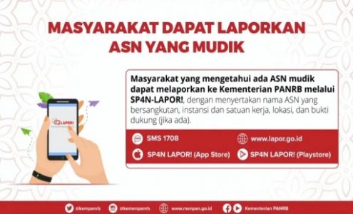 Kementerian PANRB Minta Masyarakat Laporkan ASN yang Langgar Peniadaan Mudik