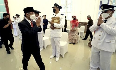 Bupati Boyolali Resmi Lantik Sembilan Kades Hasil PAW