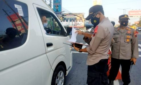 Hari Keenam Ops Ketupat Candi Polres Klaten: Periksa 2035 Kendaraan dan 264 Mobil Putar Balik