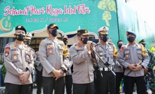Kapolda Jateng Tinjau Pospam Prambanan, Pastikan Ops Ketupat Candi Berjalan Baik