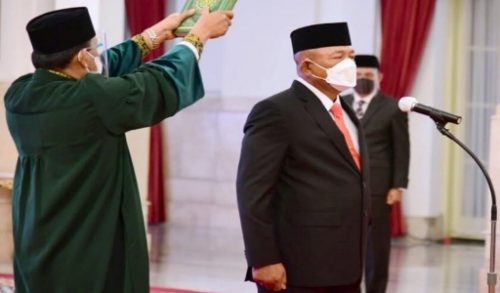 Presiden RI Lantik Ganip Warsito Sebagai Kepala BNPB