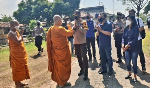 Kapolda Jateng Tinjau Kesiapan Perayaan Waisak di Candi Sewu Komplek TWC Prambanan