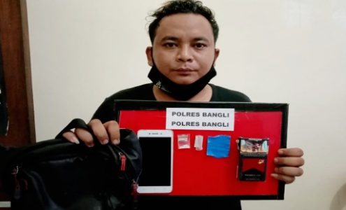 Bawa Narkotika Jenis Sabu, Sopir Truck Expedisi Diciduk Sat Resnarkoba Polres Bangli