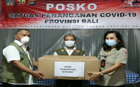 PPKM Level 4, Pemprov Bali Terima Bantuan 50.000 Masker dari BNBP RI