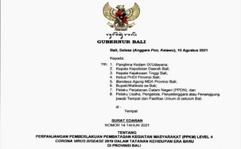 PPKM Level 4 di Diperpanjang, PPDN ke Bali Tetap Tunjukkan SWAB PCR Negatif