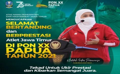 PON XX Papua 2021, Gubernur Jatim: Saya akan Beri Support dan Motivasi Langsung ke Jayapura