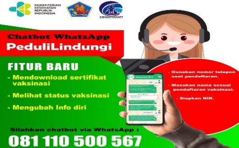 Chatbot WhatsApp PeduliLindungi, Suwarmawan: Masyarakat bisa Cepat Akses Sertifikat Vaksin