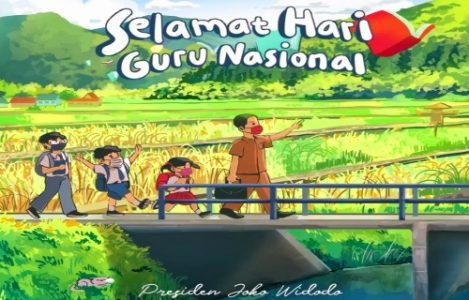 Hari Guru Nasional 2021, Presiden Minta Semua Pihak untuk Bekerja Sama Pulihkan Pendidikan