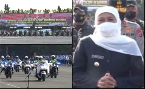 Waspadai Virus Omicron, Forkopimda Jatim Gelar Pasukan ‘Pamor Keris’
