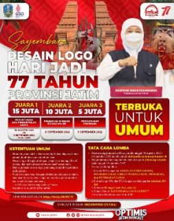 Pemprov Jatim Gelar Sayembara Desain Logo Hari Jadi ke-77