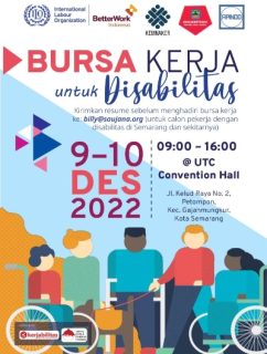 ILO Bersama Pemprov Jateng Gelar Bursa Kerja bagi Disabilitas