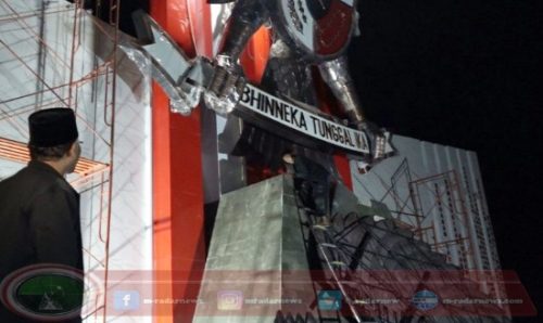 Total Anggaran Rp 8,7 Miliar, Progres Pembangunan Alun-Alun Pancasila Masuki Tahap Akhir