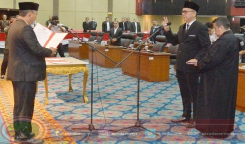 Bastian P Simanjuntak Dilantik sebagai Legislator Masa Jabatan 2019-2024 melalui PAW
