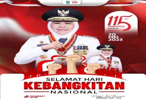 Peringatan Harkitnas 2023, Gubernur Jatim Ajak Masyarakat Semangat dan Optimisme Hadapi Tantangan Global