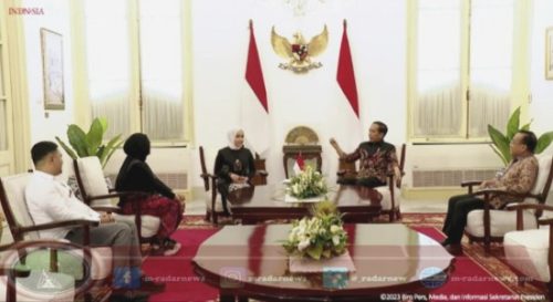 Presiden Jokowi Terima Putri Ariani Peraih Golden Buzzer America’s Got Talent 2023 di Istana
