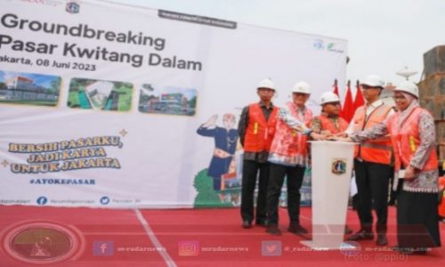 Pj Gubernur Heru Resmikan Mulainya Pembangunan Pasar Kwitang Dalam, Ditargetkan Rampung Akhir Tahun