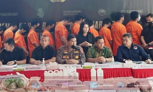 Bareskrim Polri dan Bea Cukai Lakukan Pemusnahan Barang Bukti Narkotika dari 7 Kasus, 12 Tersangka Ditangkap