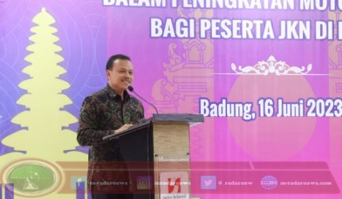 Penuhi Harapan Masyarakat, Sekda Dewa Indra Dorong BPJS Kesehatan Tingkatkan Kualitas Layanan