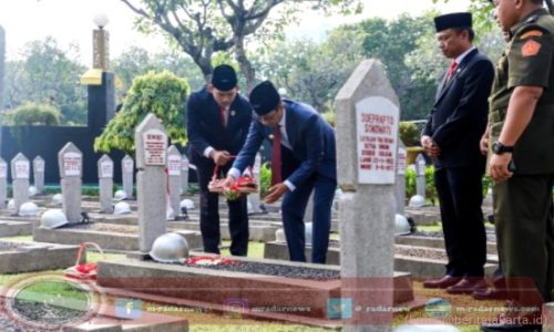 Sambut HUT ke-496 Kota Jakarta, Pemprov DKI Gelar Ziarah TMP Kalibata dan TPU Karet Bivak