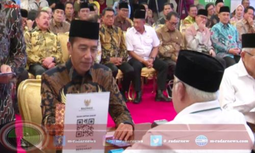 Serahkan Zakat ke Baznas, Jokowi: Zakat Terkumpul Disalurkan Tepat Sasaran