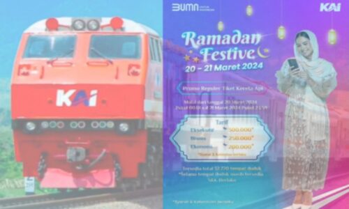 Ramadan Festive 2024, Beli Tiket KA dengan Potongan Harga Khusus