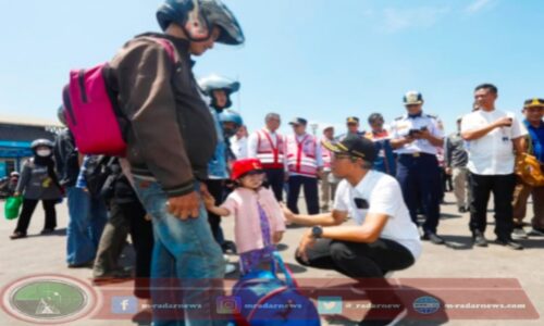 Sekda Sumarno Sambut Kedatangan 2.087 Pemudik Gratis Gunakan Kapal di Pelabuhan Tanjung Emas
