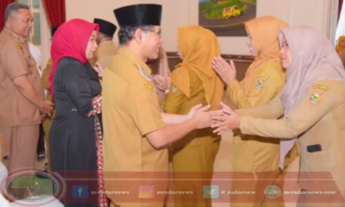 Hari Pertama Usai Cuti Lebaran, Tradisi Ular-Ularan di Lingkup Pemkab Boyolali Digelar