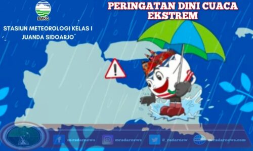 Waspada! BMKG Juanda: Cuaca Ekstrem Berpotensi Terjadi di Jatim Periode 16-21 April 2024 di Jember
