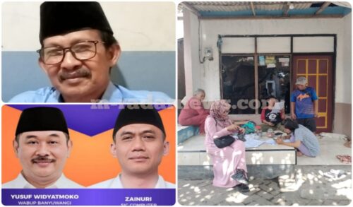 Warga Desa Tulungrejo, Glenmore Ramai-Ramai Beri Dukungan Sukarela kepada Yusuf-Zainuri di Banyuwangi