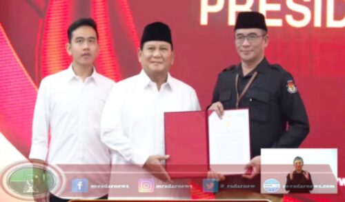 KPU RI Resmi Tetapkan Prabowo-Gibran Presiden dan Wapres Terpilih Periode 2024-2029
