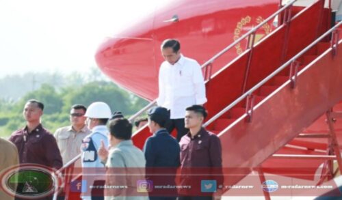 Tiba di Bandara Banyuwangi, Presiden Jokowi Disambut Meriah Alunan Hadrah di Banyuwangi