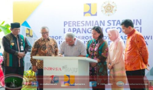 Menteri PUPR Resmikan Gedung Stasiun Lapangan Geologi Prof. R. Soeroso Notohadiprawiro UGM di Bayat