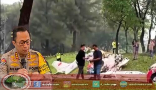 Pesawat Latih Jatuh di BSD Tangsel, Polisi: Korban Tiga Orang Meninggal Dunia