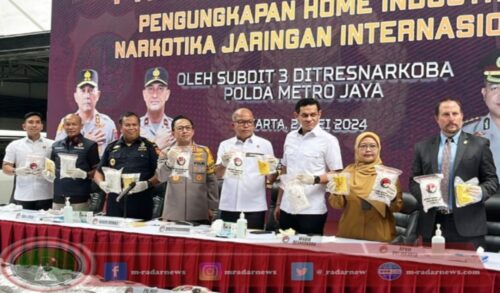 Polda Metro Jaya Ungkap Industry Narkotika, 2,5 Juta Tablet Narkoba Berhasil Disita