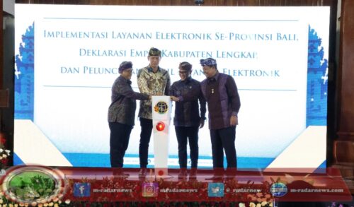 Pj. Mahendra Jaya Bangga Bali jadi Provinsi Pertama Peluncuran Layanan Elektronik Pertanahan Secara Penuh di Semua Kabupaten/Kota