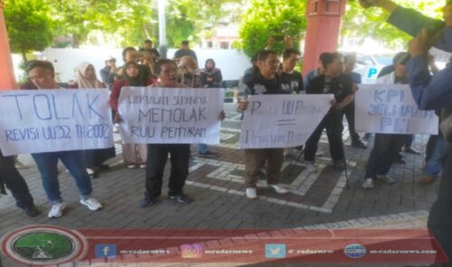 Tolak RUU Penyiaran, Gabungan Insan Pers dan Inpersma Gelar Aksi Upaya Pembungkaman Kebebasan Pers