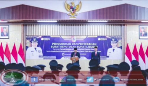 Bupati Jember Serahkan SK Perpanjangan Masa Jabatan kepada 216 Kepala Desa di Jember