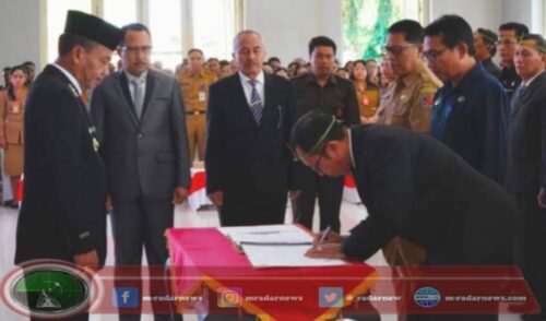 Pj. Lihadnyana Lantik 152 Pejabat di Lingkup Pemkab Buleleng