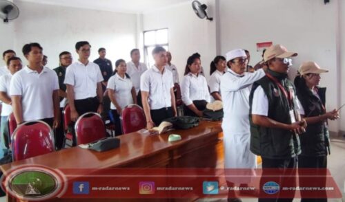 Jelang Pemilukada 2024, KPU Buleleng Lantik Pantarlih Serentak se-Kabupaten Buleleng