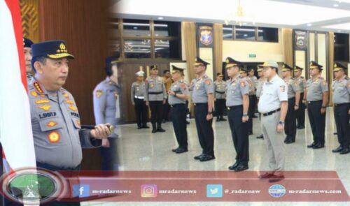 Kapolri Jenderal Listyo Sigit Pimpin Upacara Kenaikan Pangkat 31 Pati Polri