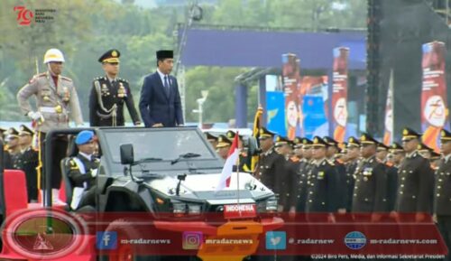Pimpin Upacara HUT Bhayangkara ke-78, Jokowi: Polri Harus Profesional dan Tidak Tebang Pilih