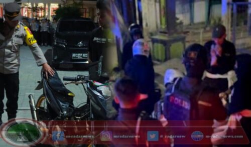 Gunakan Knalpot Brong, Belasan Sepeda Motor Anggota Perguruan Silat Diamankan Polisi