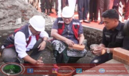 Peletakan Batu Pertama Pembangunan Tiga Gedung di Lingkup Kejari Gianyar